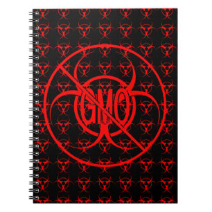 Cuaderno No GMO Notebook Biohazard GMO Sketch Pad Journal