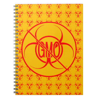 Cuaderno No GMO Notebook Biohazard GMO Sketch Pad Journal