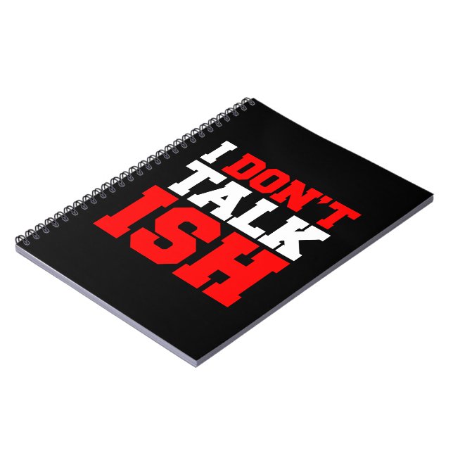 Cuaderno No hablo con ISH (Lado Izquierdo)