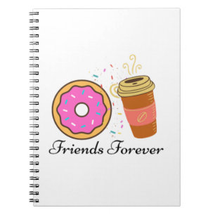 Cuaderno no hagas amigos del café para siempre