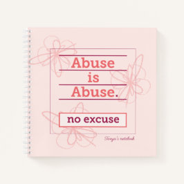 Cuaderno No hay excusa para curar el abuso narcisista emoci