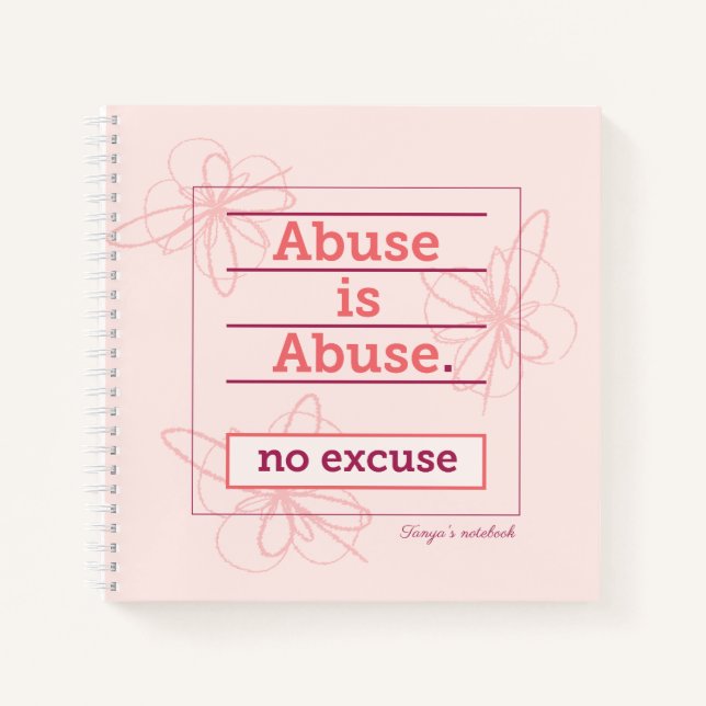 Cuaderno No hay excusa para curar el abuso narcisista emoci (Anverso)