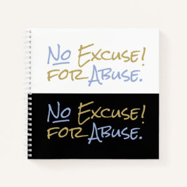 Cuaderno No hay excusa para el empoderamiento del abuso emo