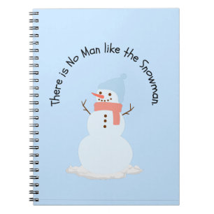 Cuaderno No hay hombre como el muñeco de nieve