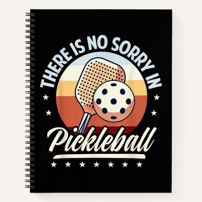 Cuaderno No Hay Perdón En El Pickleball (Anverso)