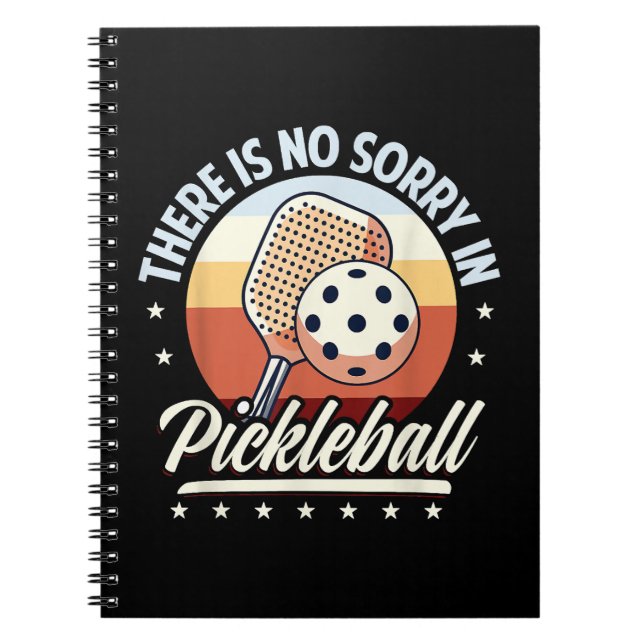 Cuaderno No Hay Perdón En El Pickleball (Frente)
