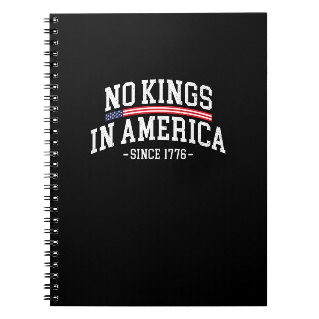 Cuaderno No hay reyes en América desde 1776 Espíritu de lib (Frente)