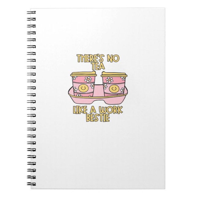 Cuaderno No hay té, como un trabajo (Frente)