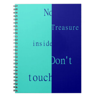 Cuaderno No Hay Tesoro Dentro – No Tocar