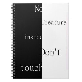 Cuaderno No Hay Tesoro Dentro – No Tocar