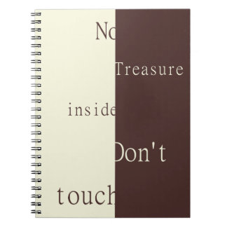 Cuaderno No Hay Tesoro Dentro – No Tocar