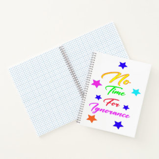 Cuaderno No hay tiempo para la ignorancia