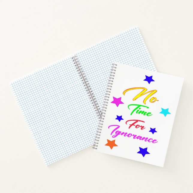 Cuaderno No hay tiempo para la ignorancia (Interior)