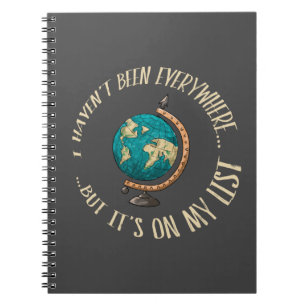 Cuaderno No he estado por todas partes pero está en mi