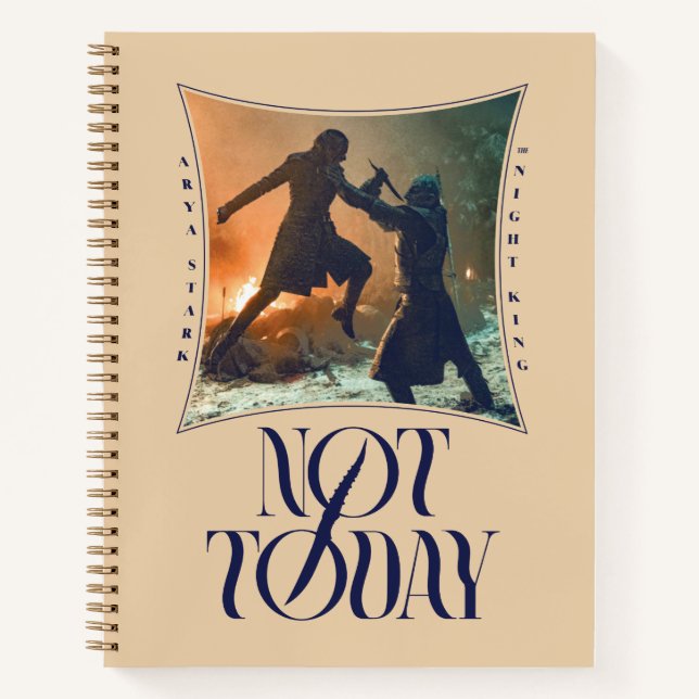 Cuaderno "No Hoy" Arya Stark Vs. El Rey Nocturno (Anverso)