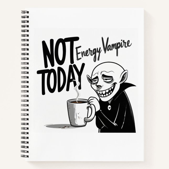 Cuaderno No hoy, Vampiro de la energía (Anverso)
