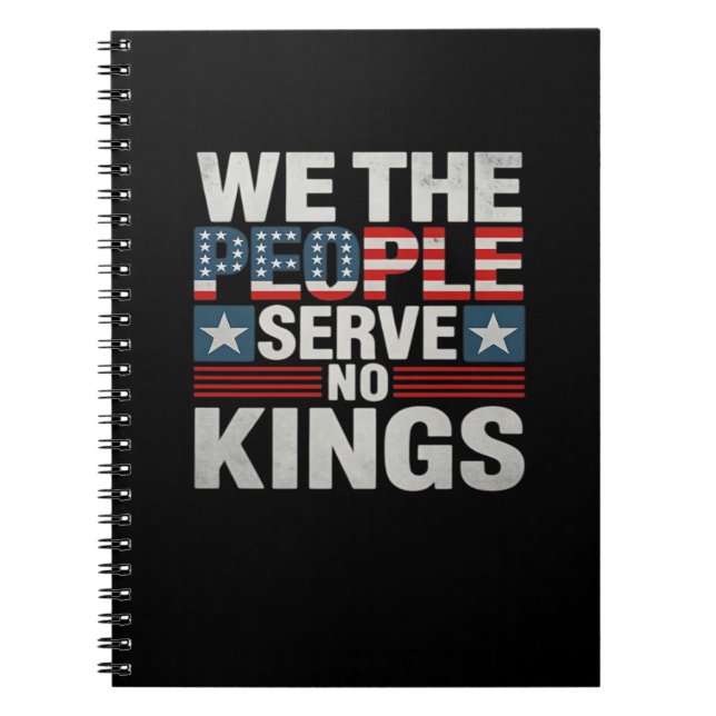 Cuaderno No King Patriotic Freedom No Kings In America Retr (Frente)