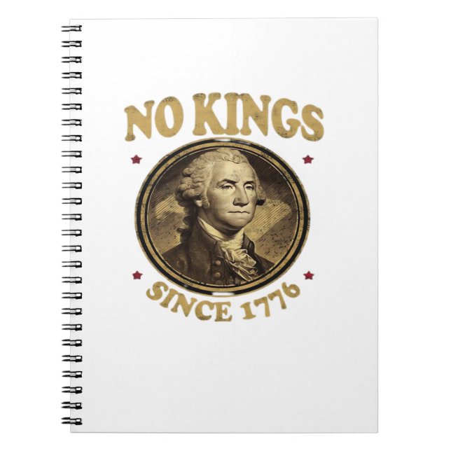 Cuaderno No Kings Desde 1776 Clásico (Frente)
