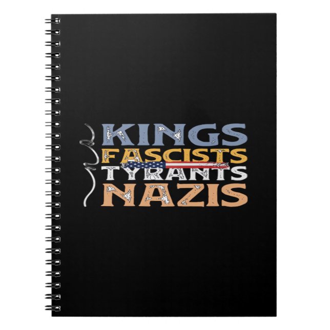 Cuaderno No Kings, Fascists, Tyrants, Nazis – Anti-Authorit (Frente)