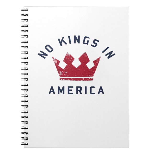 Cuaderno No Kings In America Anti Fascism USA Classic (Frente)