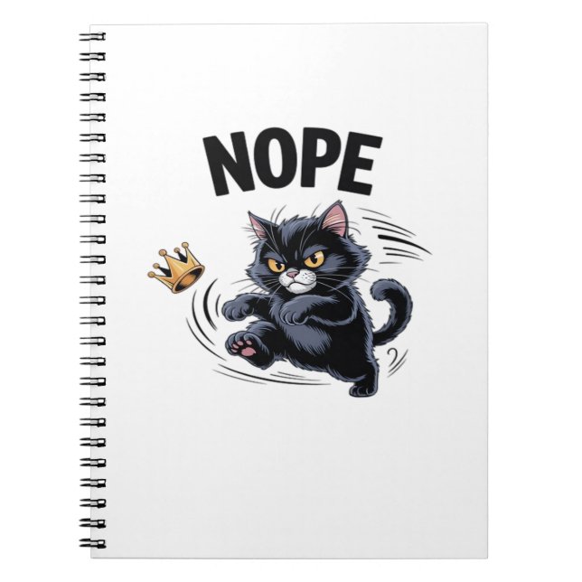 Cuaderno No Kings In America Funny Kicking Crown Classic Vi (Frente)