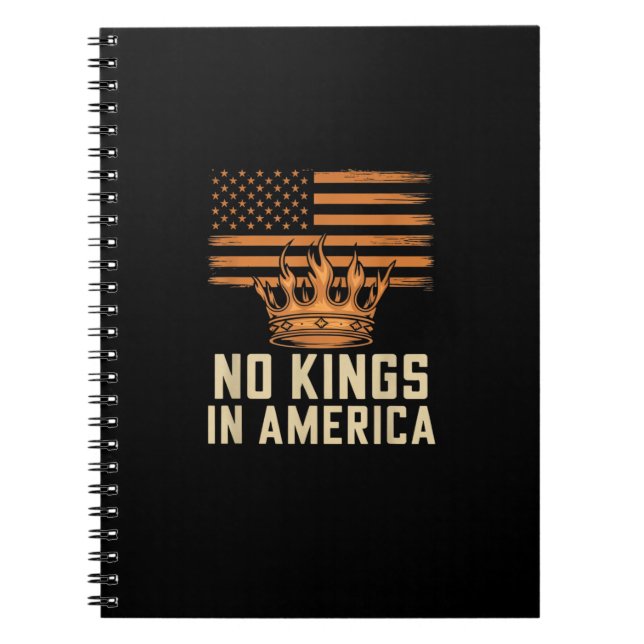 Cuaderno No Kings In America United States Independence Cre (Frente)