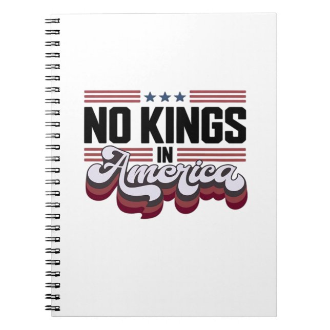 Cuaderno No Kings In America USA Retro Classic (Frente)
