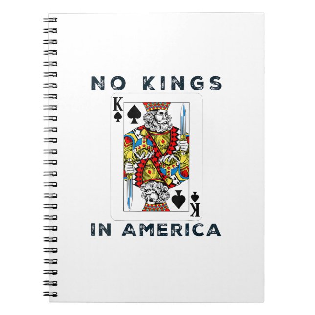 Cuaderno No Kings In America We The People Political Creati (Frente)