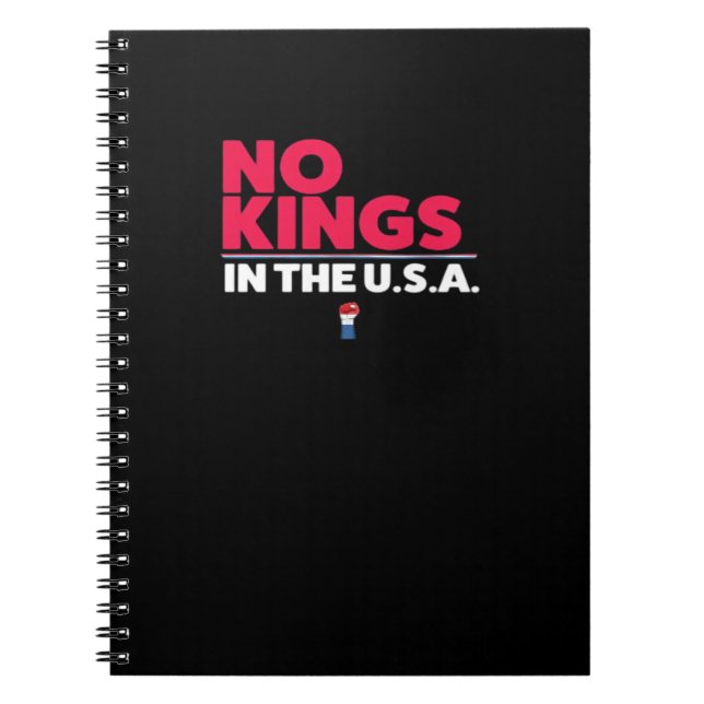 Cuaderno No Kings In The USA Trendy Graphic (Frente)