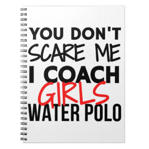 Cuaderno No me asustas, entreno a chicas en waterpolo.