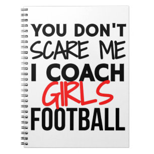 Cuaderno No me asustas, yo entreno fútbol chica.