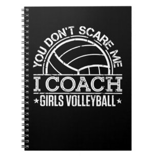 Cuaderno No me asustes, entreno voleibol Chicas