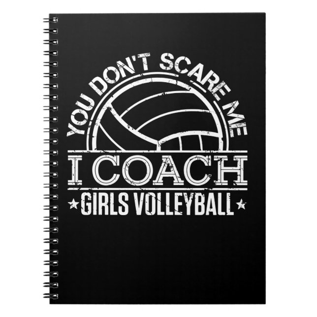 Cuaderno No me asustes, entreno voleibol Chicas (Frente)