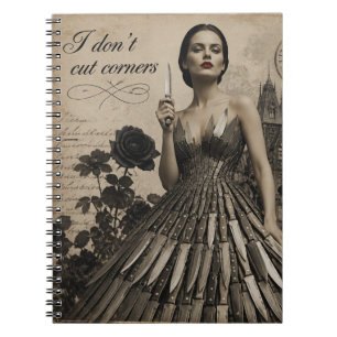 Cuaderno No Me Corto las Esquinas Collage Surrealista