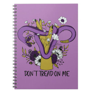Cuaderno No me engañes púrpura feminista