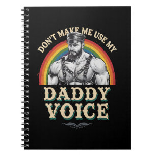 Cuaderno No Me Hagas Usar Mi Voz De Papá Gay LGBTQ
