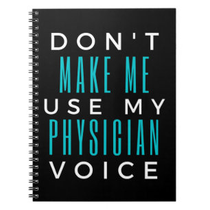 Cuaderno No me hagas usar mi voz médica