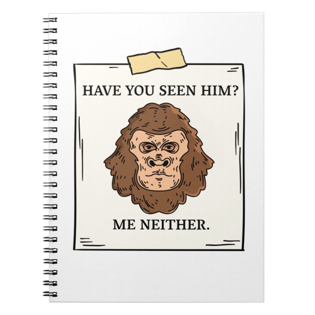 Cuaderno No Me Has Visto Criptozoología (Frente)
