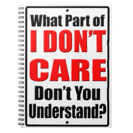 Cuaderno No me importa