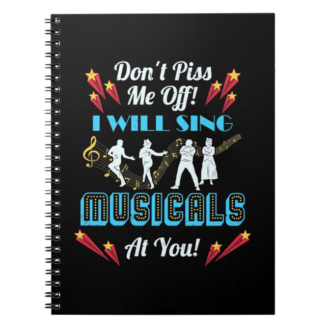 Cuaderno No Me Ofendas Musicales (Frente)