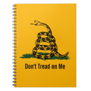 Cuaderno No me pises la bandera de Gadsden