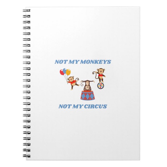 Cuaderno No mi circo - No mis monos (Frente)