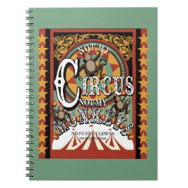 Cuaderno No Mi Circo, No Mis Monos, El Circo Temático