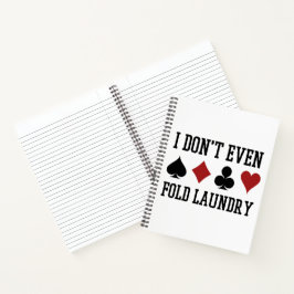 Cuaderno No moldees a la lavandería Gratis Cartas Graciosas