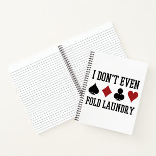 Cuaderno No moldees a la lavandería Gratis Cartas Graciosas