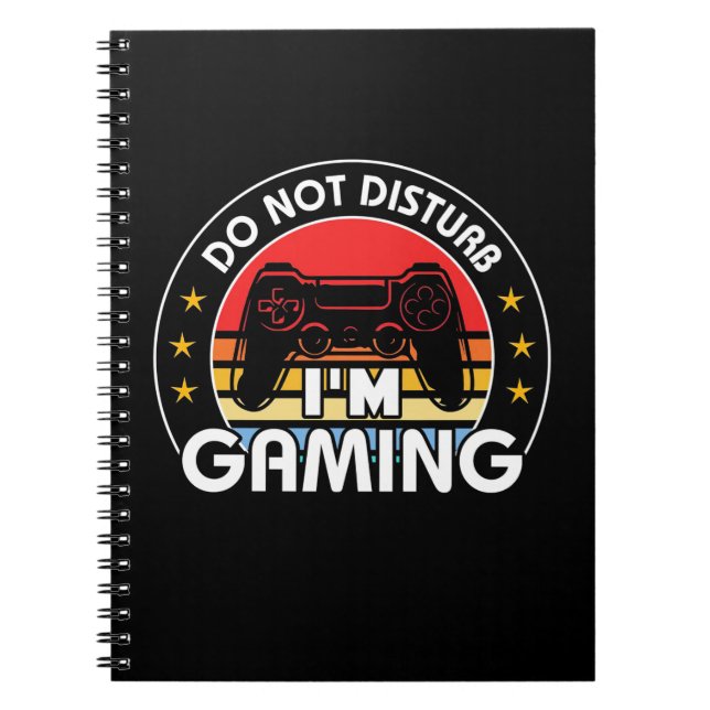 Cuaderno No molestar el juego (Frente)