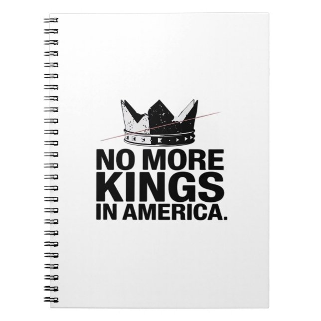 Cuaderno No More Kings In America (Frente)