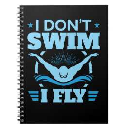 Cuaderno No nado vuelo nadando mariposa