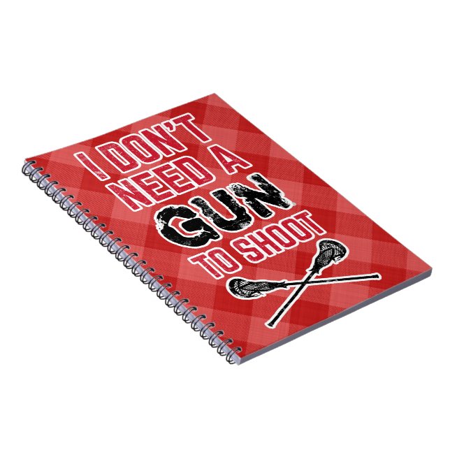 Cuaderno No necesito un arma para disparar el libro de nota (Lado Derecho)