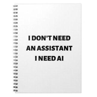 Cuaderno No necesito un asistente necesito IA